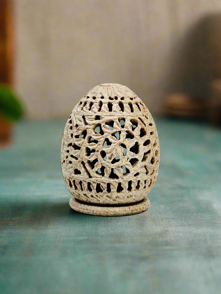 Zenith Flower Glow Egg - 2.2"L x 3"B x 4"H - Tejo