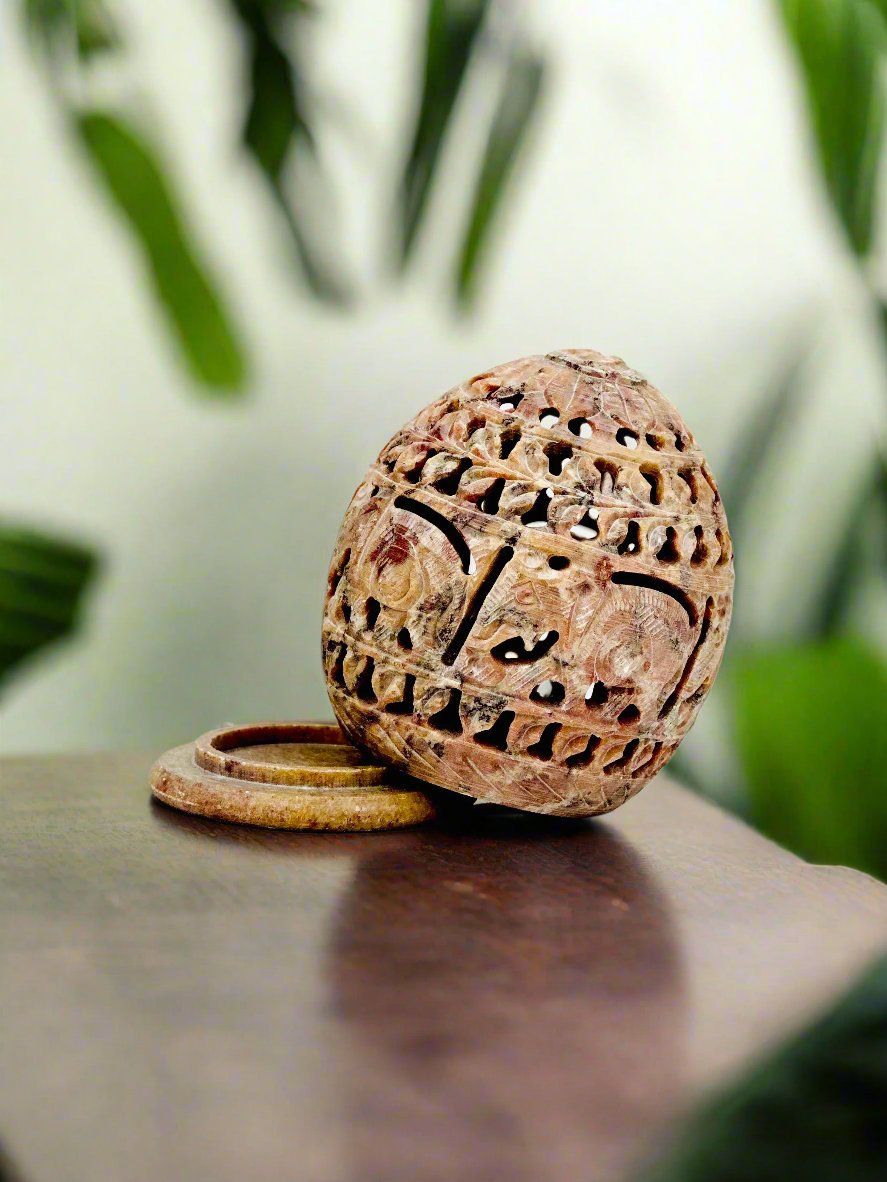 Zenith Elephant Glow Egg - 2.2"L x 3"B x 4"H - Tejo