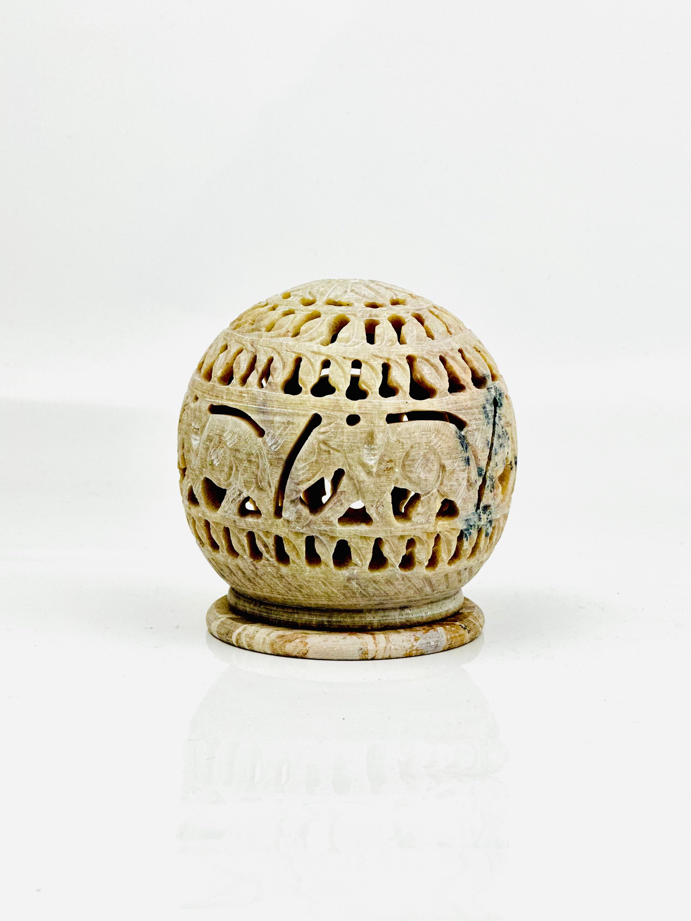 Solace Elephant Glow Ball - 4"H x 2.6"L x 3.5"B - Tejo
