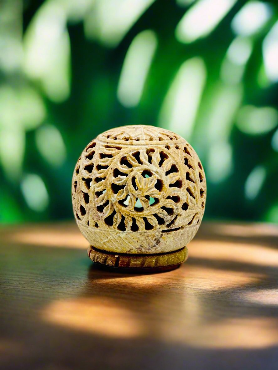 Safari Flower Glow Ball - 3.5"H x 2.2"L x 3"B - Tejo